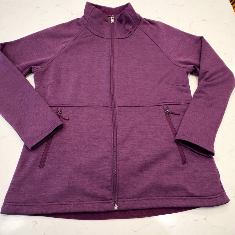 Kirkland Signature Fleece Plum Full-Zip Utility Jacket